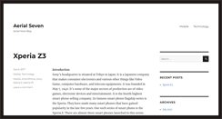 Desktop Screenshot of aerialseven.com